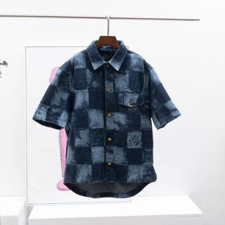 稀少 ルイヴィトン デニム Tシャツ 本物 vug43565