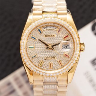 送料込 ロレックス デイトジャスト 本物 全面ダイヤ 36mm roj94099