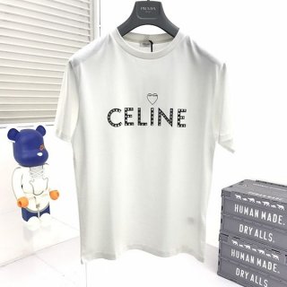 送料込国内発送セリーヌ コットンメッシュオーバーサイズ Tシャツ 本物 Cen34212
