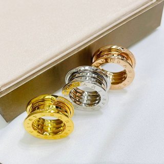 世界中で大人気ブルガリ【ビーゼロワン】18K ピンクゴールド リング 本物 Buk61054