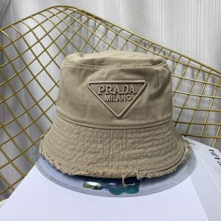日本未入荷プラダ 本物 ドリル バケットハット カーキ 1HC137_2FMB_F0241 日本未入荷プラダ 本物 ドリル バケットハット カーキ 1HC137_2FMB_F0241