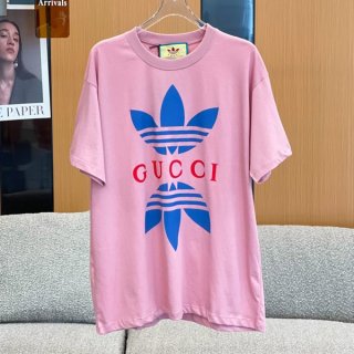 注目コラボ★ アディダス x グッチ コピー コットンジャージー Tシャツ 半袖 548334XJEMJ5904 注目コラボ★ アディダス x グッチ コピー コットンジャージー Tシャツ 半袖 548334XJEMJ5904