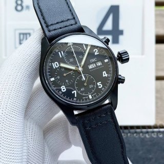 最安値挑戦IWC パイロットウォッチ 本物 クロノ オートマティック スピットファイア 2色 iwp50420