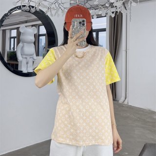 春夏新作ルイヴィトン パステルモノグラムTシャツ 本物 vub58416
