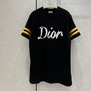 2022AW新作ディオール オーガニックコットンジャージー Tシャツ 本物 293J659A0554C980