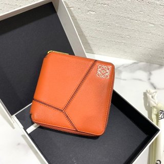 日本未入荷 ロエベ◇パズル◇ラウンドジップ二つ折り財布 本物 low16415