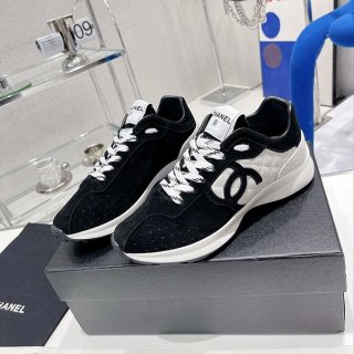 送料込シャネル CCロゴスニーカー 本物 shs52693