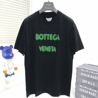 21-22AW ボッテガヴェネタ 本物 ウォッシュドコットンジャージーTシャツ bou48425