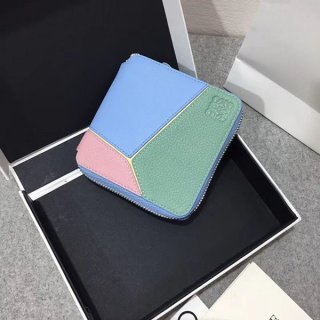 日本未入荷 ロエベ◇パズル◇ラウンドジップ二つ折り財布 本物 lou75224