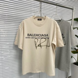 世界中で大人気【バレンシアガ】ロゴ入りコットン 本物 Tシャツ bag80455