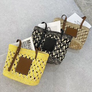 セール新作ロエベ かごバッグ 本物 アナグラム 3色 loc89482