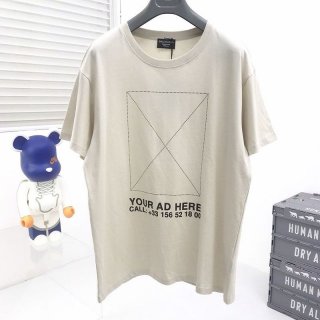 春夏新作【バレンシアガ】ロゴ入りコットン 本物 Tシャツ baq32255