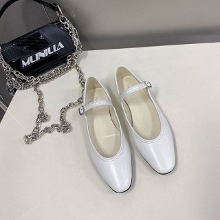 日本未入荷ザロウ Ava レザーシューズ 本物 メリージェーンフラット zan28194