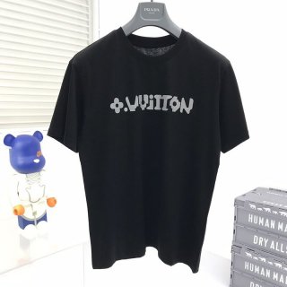 定番《人気》ルイヴィトン 本物 エンボスLV Tシャツ vuw57078