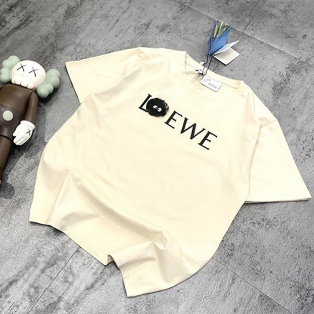 春もの新作 ロエベ コットン アナグラムTシャツ 本物 low41681