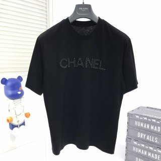 稀少シャネル Tシャツ 本物 プリント プレタ クルーズ shw16207