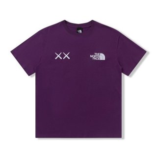 国内発送 ノースフェイス XX KAWS 本物 エンブロイダリー コットンTシャツ Nog04211
