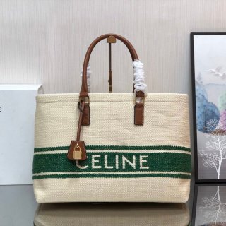 日本未入荷 【セリーヌ トートバッグ 本物】 CABASホリゾンタル"プラン ソレイユ"カバ 190062DBS