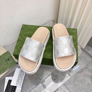 大人気！グッチ ラブパレードコレクション gg厚底サンダル 本物 guq20375