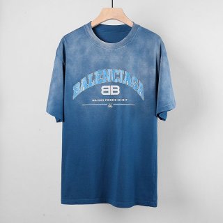 ★日本!!人気！【バレンシアガ】ロゴ入りコットンTシャツ 本物 baj17310