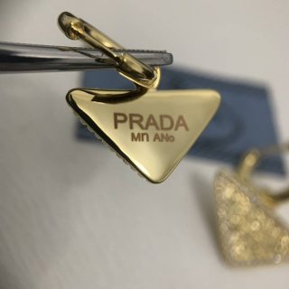 21-22AW 新作 プラダ シンボル ピアス 本物 puw52079