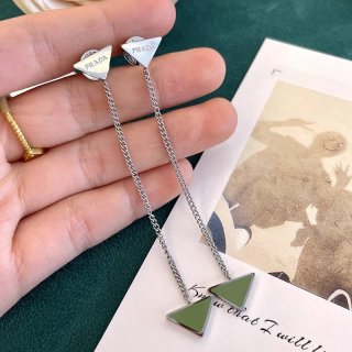 21-22AW 新作 プラダ シンボル ピアス 本物 puh96283