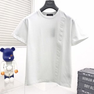 入手困難◆ルイヴィトン 本物 Tシャツ トップス 半袖 メンズ レッド vuu76548