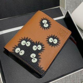 最安値挑戦 ロエベ トトロ財布 本物★トトロダストバニーコンパクトジップ ウォレット lol15415