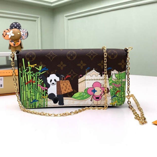 【限定☆日本未入】ルイヴィトン フェリシーポシェット 本物 パンダ M80992