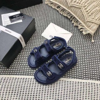 定番シャネル ニット サンダル 本物 shk31857