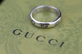 超話題!グッチ ユニセックスリング 本物 guz77556