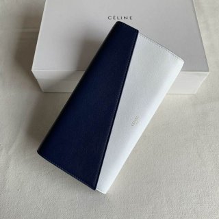 稀少 セリーヌ バイカラー ウォレット 本物 Cel23462