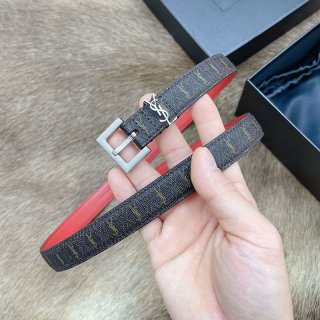 争奪戦サンローラン 本物 モノグラム ナローベルト 20mm Saf89500 争奪戦サンローラン 本物 モノグラム ナローベルト 20mm Saf89500