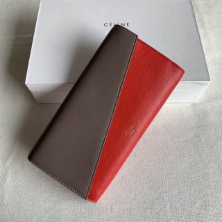 22AW新作 セリーヌ バイカラー 本物 ウォレット Ceh56790