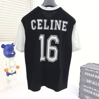 ☆超人気☆セリーヌ 本物 16 ルーズTシャツ / コットン Cez08376