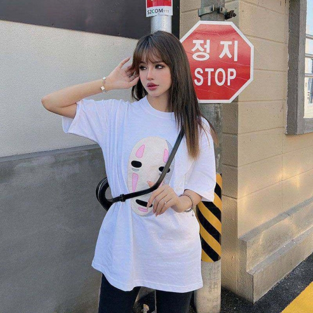 ☆超人気☆【ロエベ×スタジオジブリ】カオナシ クルーネック Tシャツ 本物 lol01203