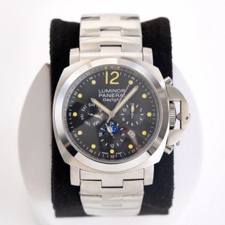 ★日本!!人気！パネライ ルミノール クロノグラフ デイライト 本物 44mm 2色 pax97932