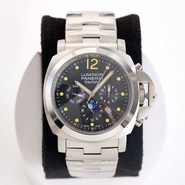★日本!!人気！パネライ ルミノール クロノグラフ デイライト 本物 44mm 2色 pax97932