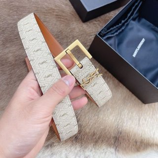 大人気!!新色サンローラン モノグラム ナローベルト 30mm 本物 San34084 大人気!!新色サンローラン モノグラム ナローベルト 30mm 本物 San34084