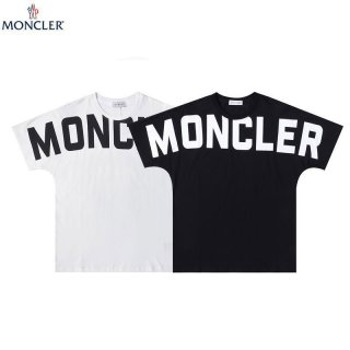 《大人気》モンクレール 本物 ビッグロゴ Tシャツ moi30701