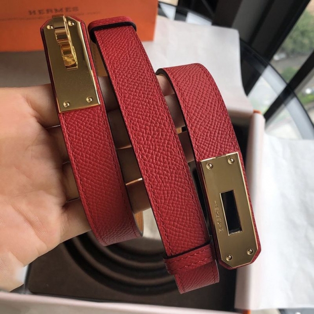 21AW新作エルメス Ceinture Kelly 本物 ベルト カーフスキン 18mm erp44395
