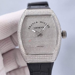 フランクミュラー カサブランカ V45 本物 全面ダイヤ54mm frf21711