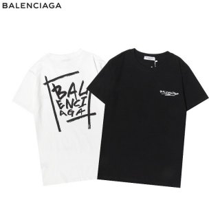 超話題!バレンシアガ 本物 クルーネックロゴ Tシャツ 2色 baw37360 超話題!バレンシアガ 本物 クルーネックロゴ Tシャツ 2色 baw37360