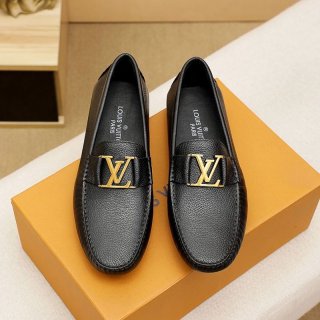 可愛いルイヴィトン★ホッケンハイムライン ローファー 本物 vue87240