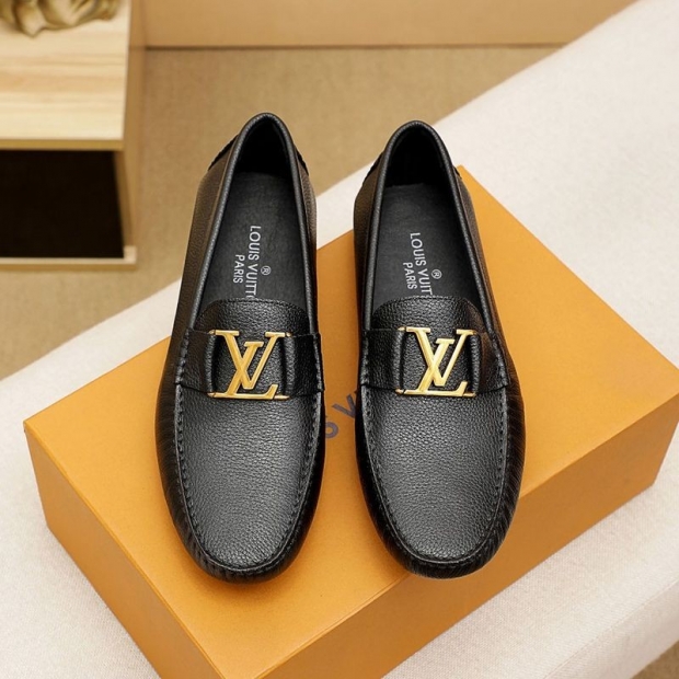 可愛いルイヴィトン★ホッケンハイムライン ローファー 本物 vue87240
