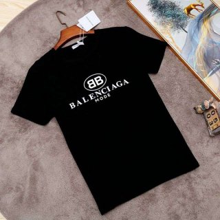 ★日本!!人気！バレンシアガ ロゴプリント Tシャツ 本物 クルーネック bab53307