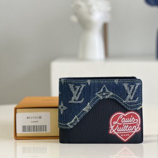 21AW【ルイヴィトン】ポルトフォイユスレンダー NIGO 本物 vue05491
