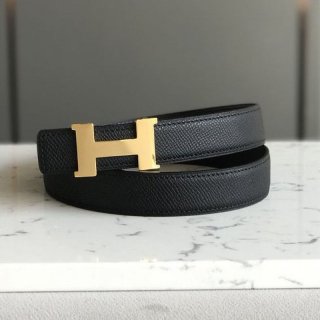 可愛い★エルメス★シルバー アンクレH 本物 25mm リバーシブルベルト ern09779