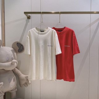 ★日本!!人気!バレンシアガ LOGO Tシャツ コピー 2色 bae96930 ★日本!!人気!バレンシアガ LOGO Tシャツ コピー 2色 bae96930