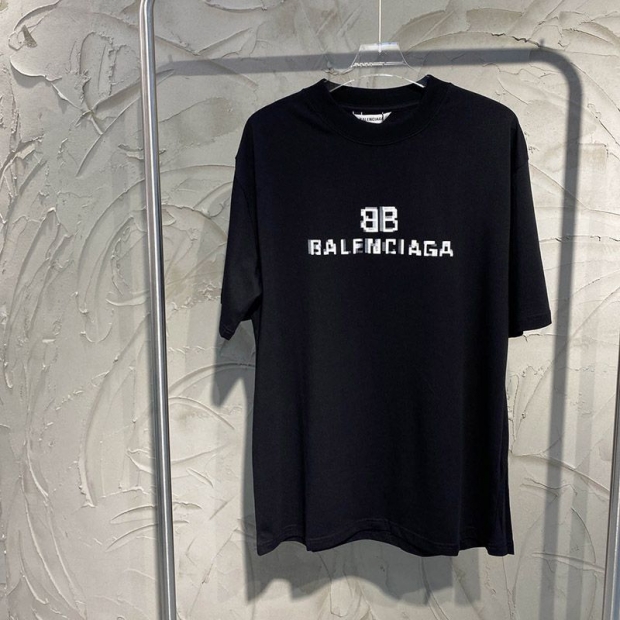 22AWバレンシアガ BB PIXEL 本物 ミディアムフィット Tシャツ bai08402